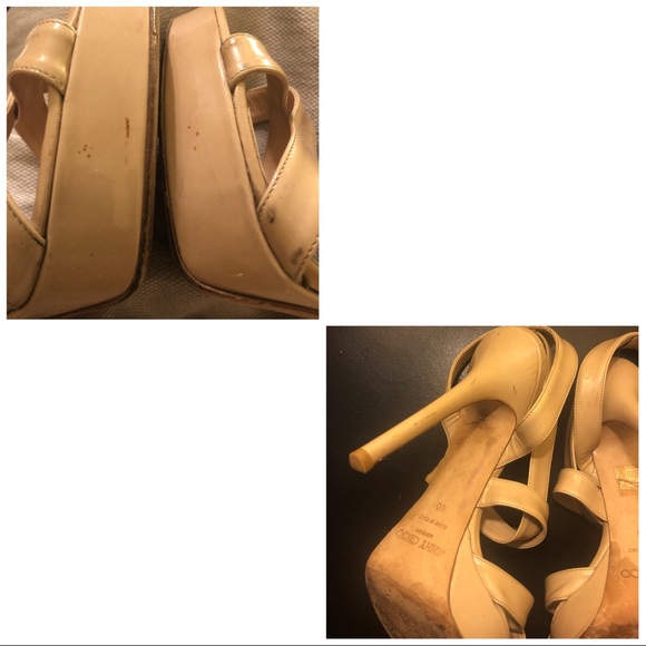 Jimmy Choo
Vamp Crisscross Platform Sandal, Nude - Picture 7 of 8